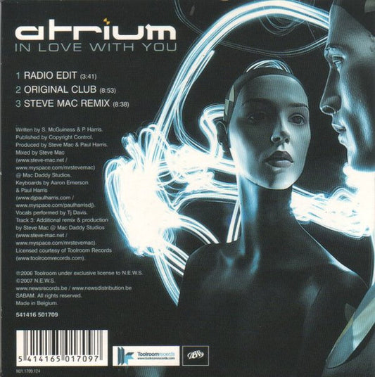 Atrium (3) : In Love With You (CD, Maxi)