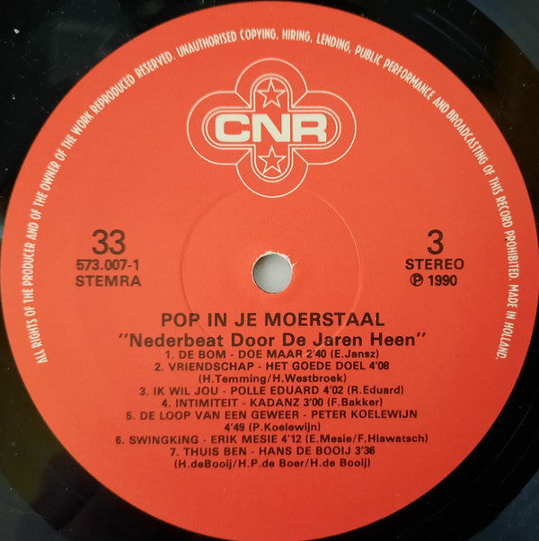 Various : Pop In Je Moerstaal (2xLP, Comp)