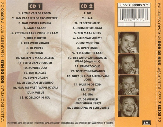 Rob de Nijs : Vallen En Opstaan - 30 Jaar Hits (2xCD, Comp)