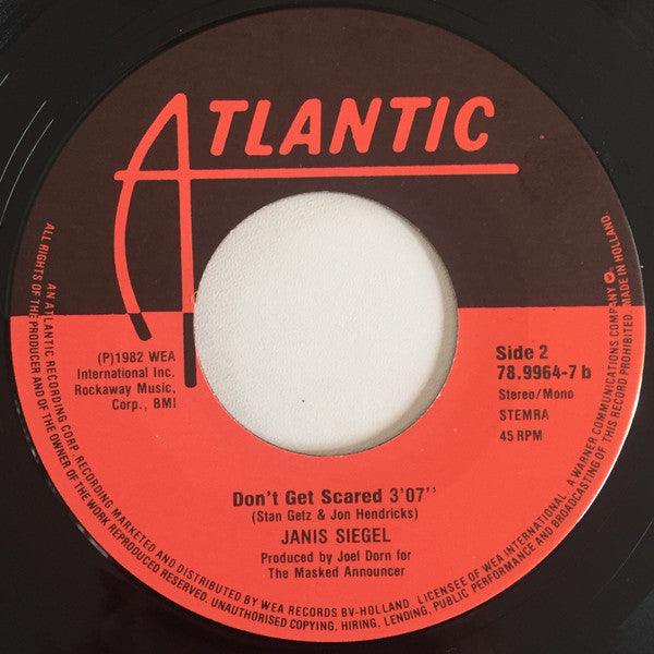 Janis Siegel : How High The Moon (7", Single, Mono)