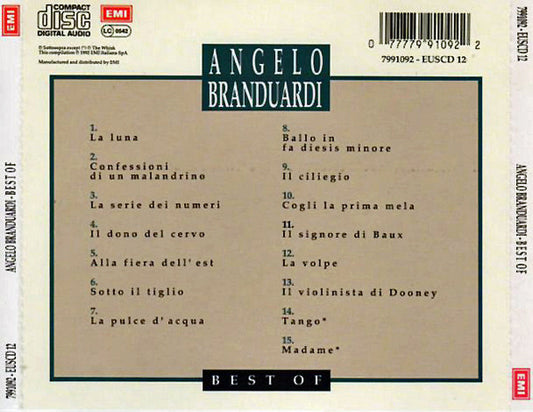 Angelo Branduardi : Best Of (CD, Comp)