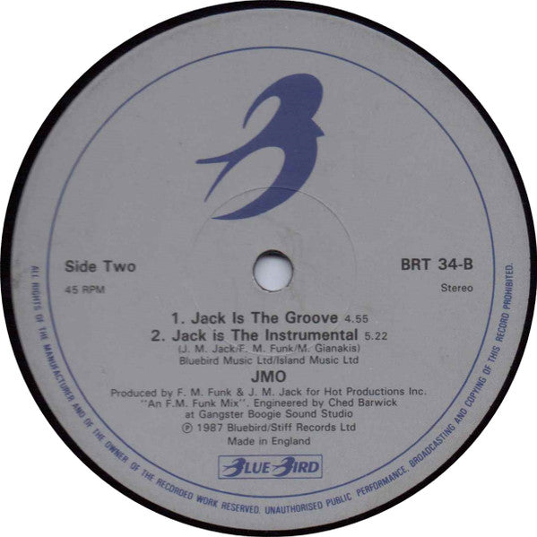 JMO : Jack Is The Message (12")
