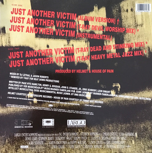 Helmet (2) & House Of Pain : Just Another Victim (12")