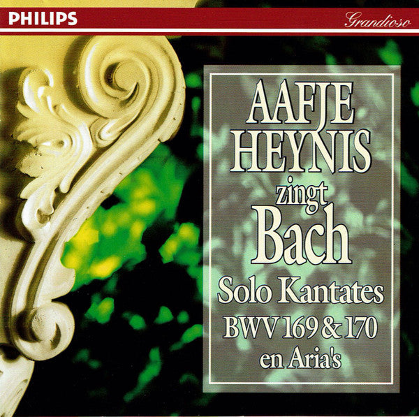 Johann Sebastian Bach - Aafje Heynis : Aafje Heynis Zingt Bach. Solo Kantates BWV 169 & 170 En Aria's (CD, Comp)