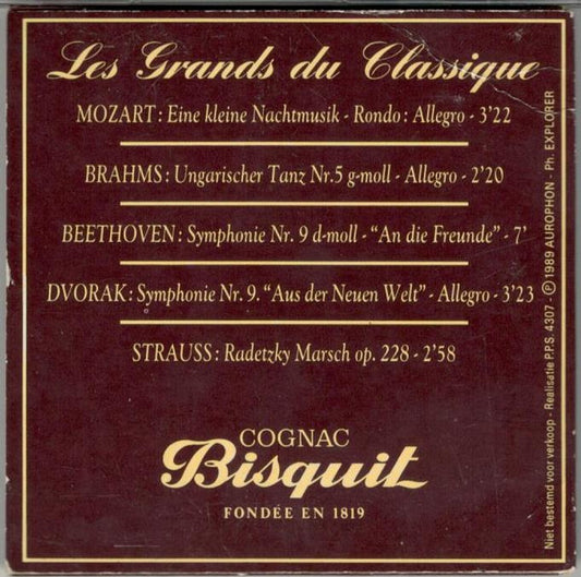 Wolfgang Amadeus Mozart / Johannes Brahms / Ludwig van Beethoven / Antonín Dvořák / Johann Strauss Sr. : Les Grands Du Classique (CD, Mini, Comp, Promo, Wal)