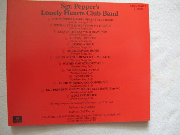 The Beatles : Sgt. Pepper's Lonely Hearts Club Band (CD, Album, RE, Sli)