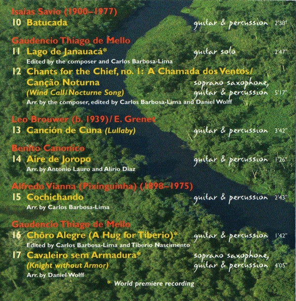 Sharon Isbin, Paul Winter (2), Thiago De Mello : Journey To The Amazon (CD, Album)