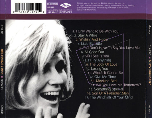 Dusty Springfield : Classic Dusty Springfield (CD, Comp, RM)