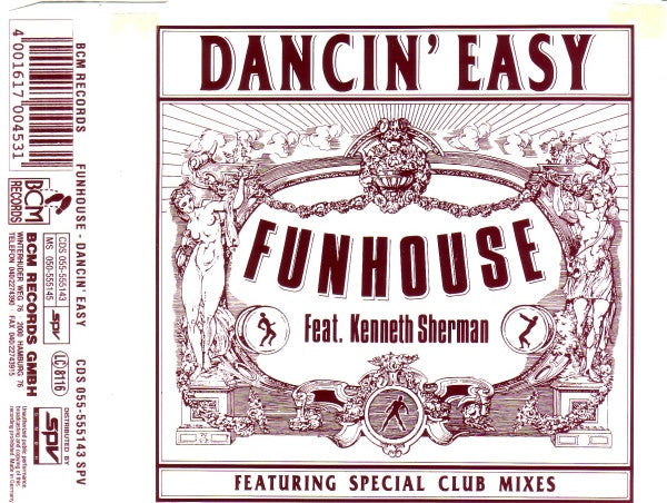 Funhouse Feat. Kenneth Sherman : Dancin' Easy (CD, Single)