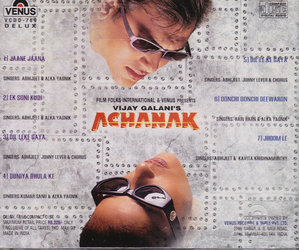 Dilip Sen-Sameer Sen, Sameer : Achanak (CD, Dlx)