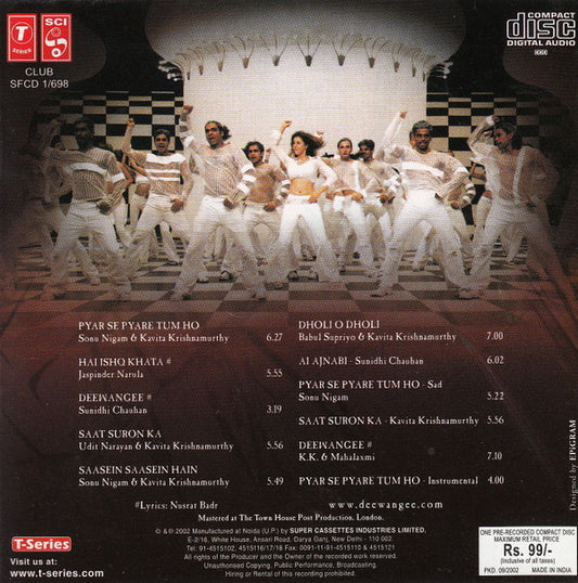 Ismail Darbar, Salim Bijnori, Nusrat Badr : Deewangee (CD)