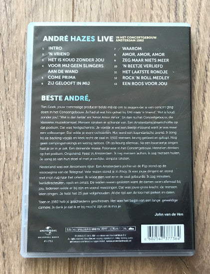 André Hazes : Live In Het Concertgebouw Amsterdam 1982 (DVD)