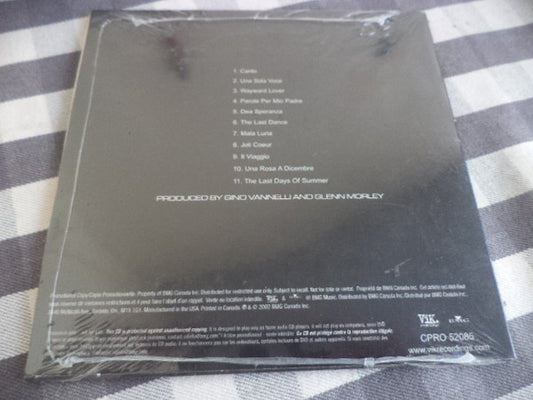 Gino Vannelli : Canto (CD, Album, Promo, Adv)