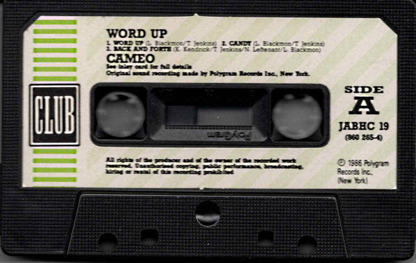 Cameo : Word Up (Cass, Album)