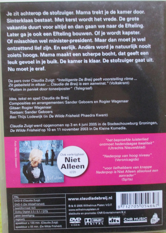 Claudia de Breij : Claudia Zuigt (2xDVD-V, PAL)