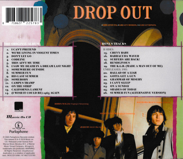 Barracudas : Drop Out With The Barracudas (CD, Album, RE, RM)