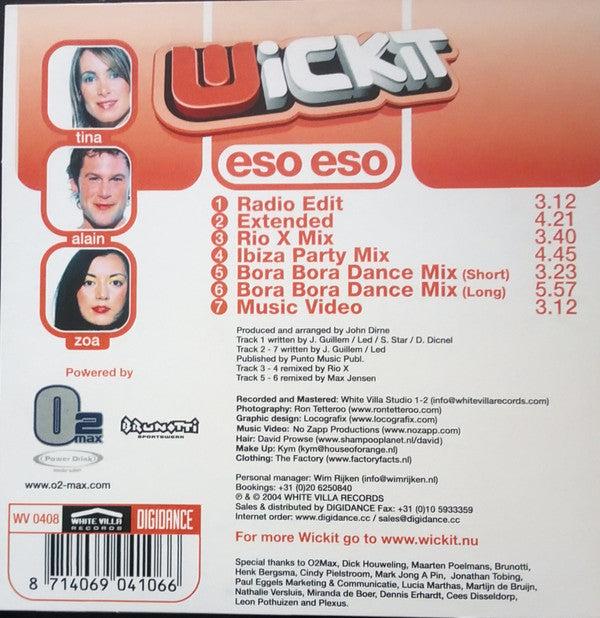 Wickit : Eso Eso (CD, Maxi, Enh)