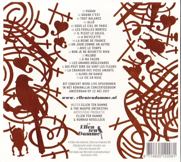 Ellen Ten Damme & The Magpie Orchestra : Paris (CD, Album)