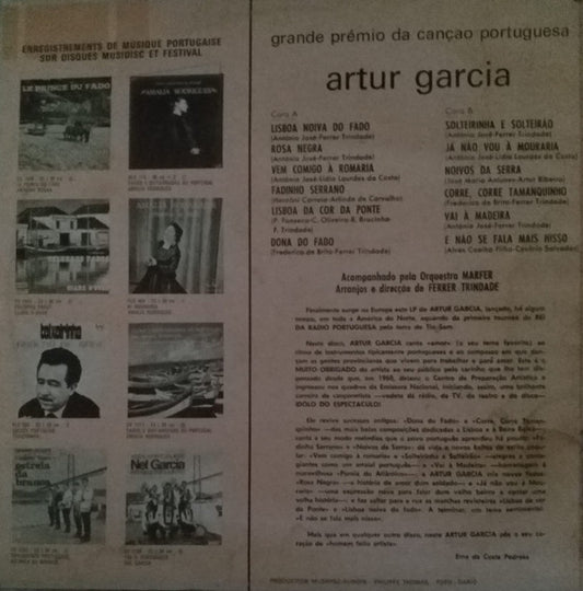 Artur Garcia : Grande Prémio Da Canção Portuguesa (LP, Album)