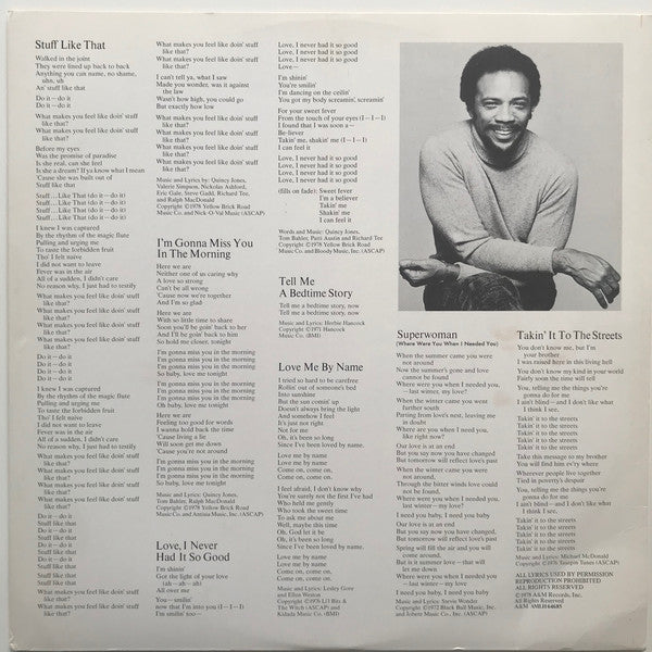 Quincy Jones : Sounds ... And Stuff Like That!! (LP, Album)