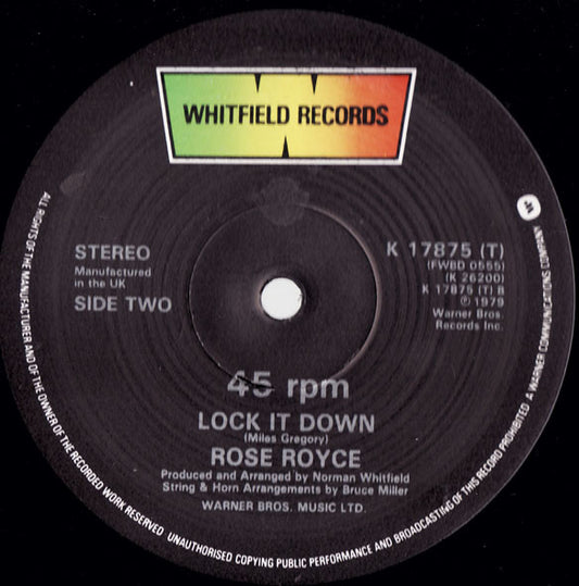 Rose Royce : R.R. Express (12", Single)