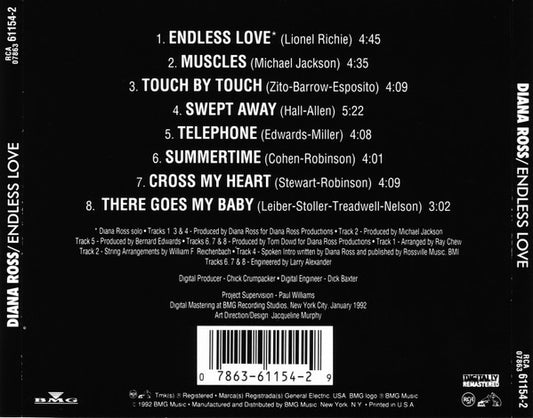Diana Ross : Endless Love (CD, Comp, RM)