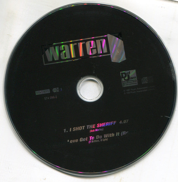 Warren G : I Shot The Sheriff (CD, Single, Car)
