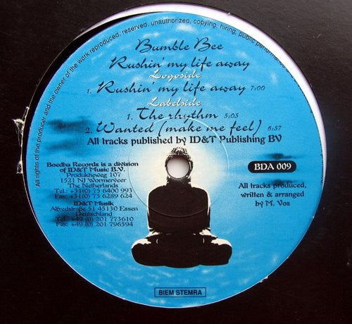 Bumble Bee : Rushin' My Life Away (12")