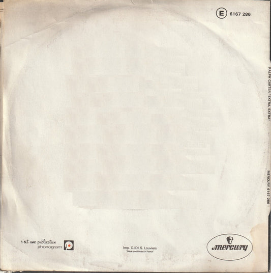 Ralph Carter : Extra, Extra (7", Single)