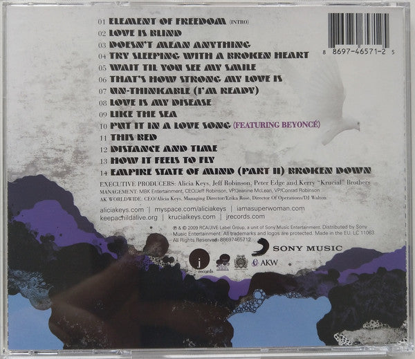 Alicia Keys : The Element Of Freedom (CD, Album)