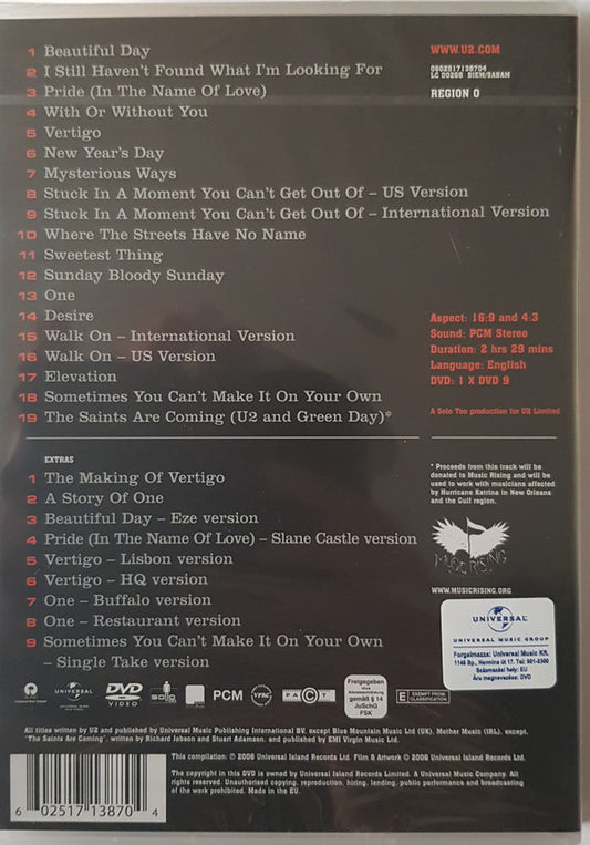 U2 : U218 Videos (DVD-V, Comp, RP, PAL)