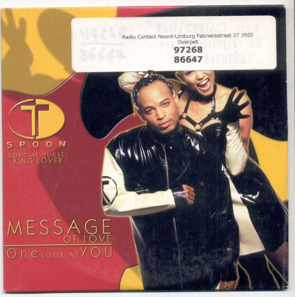 T-Spoon : Message Of Love (CD, Single, Car)