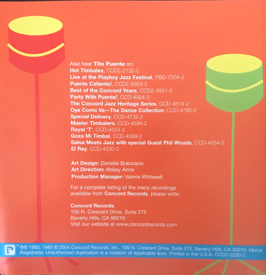 Tito Puente : Party At Puente's Place (2xCD, Comp)