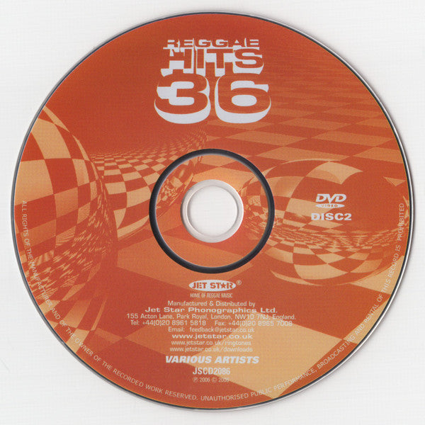 Various : Reggae Hits 36 (CD, Comp + DVD)