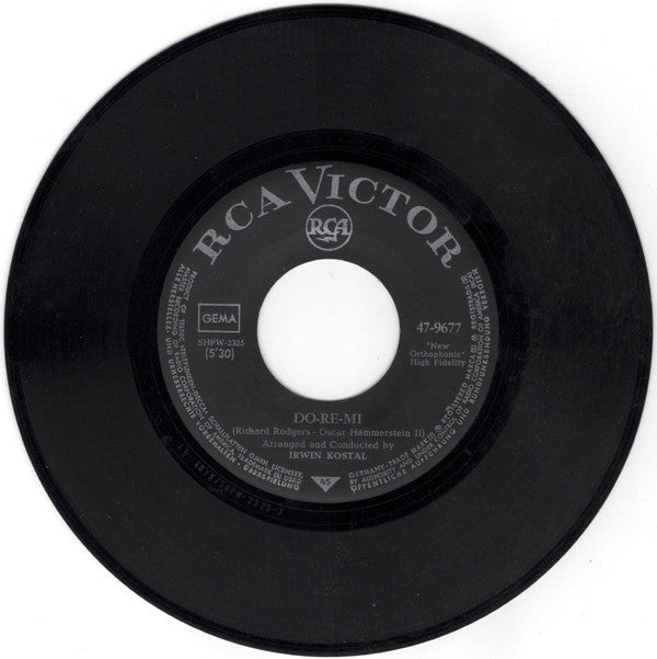 Irwin Kostal, Julie Andrews : The Sound Of Music / Do-Re-Mi (7", Single)