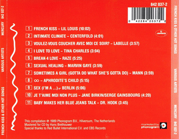 Various : French Kiss & Other Hot Songs (CD, Comp)