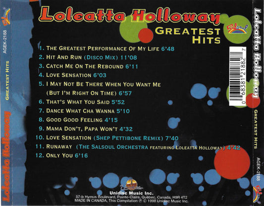 Loleatta Holloway : Greatest Hits (CD, Comp)