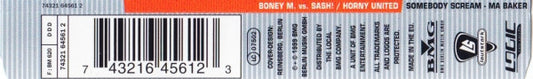 Boney M. Vs. Sash! / Horny United : Ma Baker / Somebody Scream (CD, Maxi)