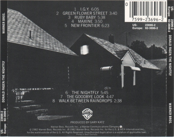 Donald Fagen : The Nightfly (CD, Album, RE)