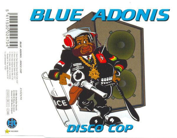 Blue Adonis : Disco Cop (CD, Maxi)