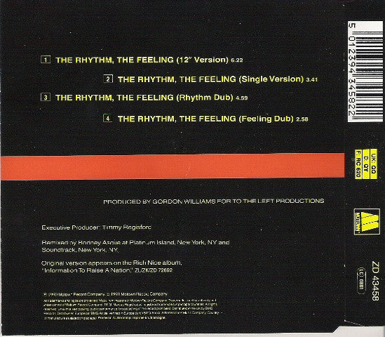 Rich Nice : The Rhythm, The Feeling (CD, Maxi)