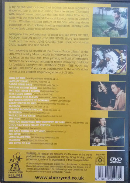 Johnny Cash : The Man • His World • His Music (DVD-V, Reg)