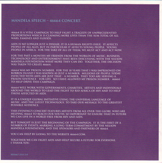 Various : 46664 (Part 3 Amandla) (CD, Album)