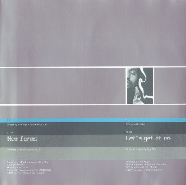 Roni Size / Reprazent : New Forms (CD, Album)
