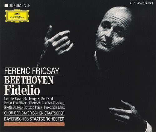 Ludwig van Beethoven - Ferenc Fricsay, Leonie Rysanek, Irmgard Seefried, Ernst Haefliger, Dietrich Fischer-Dieskau, Kieth Engen, Gottlob Frick, Friedrich Lenz, Chor Der Bayerischen Staatsoper, Bayerisches Staatsorchester : Fidelio (2xCD, RE)