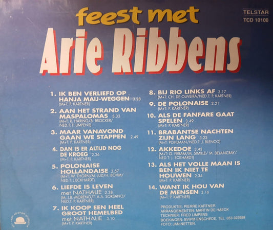 Arie Ribbens : Feest Met Arie Ribbens (CD, Comp)