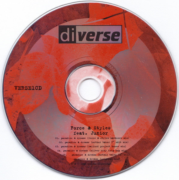 Force & Styles Featuring Junior : Paradise & Dreams (CD, Maxi)