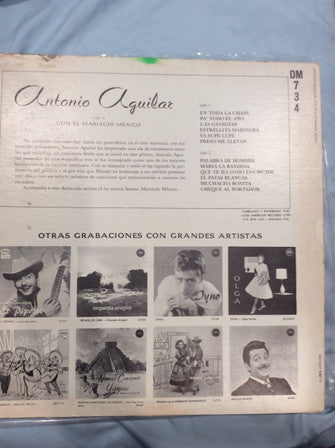 Antonio Aguilar Barraza, Mariachi México de Pepe Villa : Antonio Aguilar Vol. 2 (LP, Album)