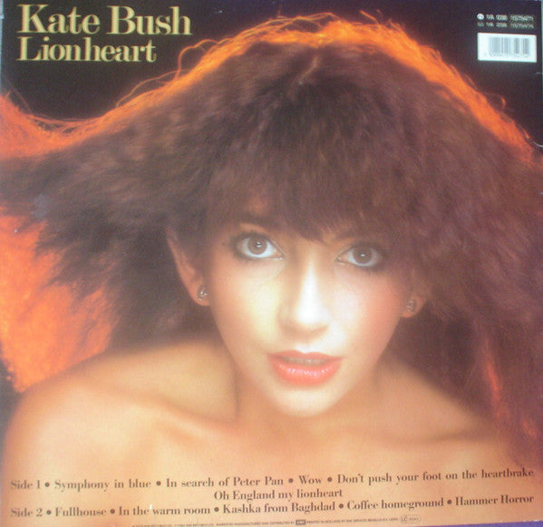 Kate Bush : Lionheart (LP, Album, RE)