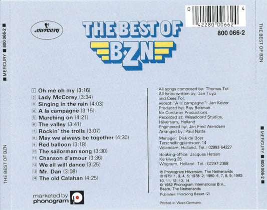 BZN : The Best Of BZN (CD, Comp, RE)